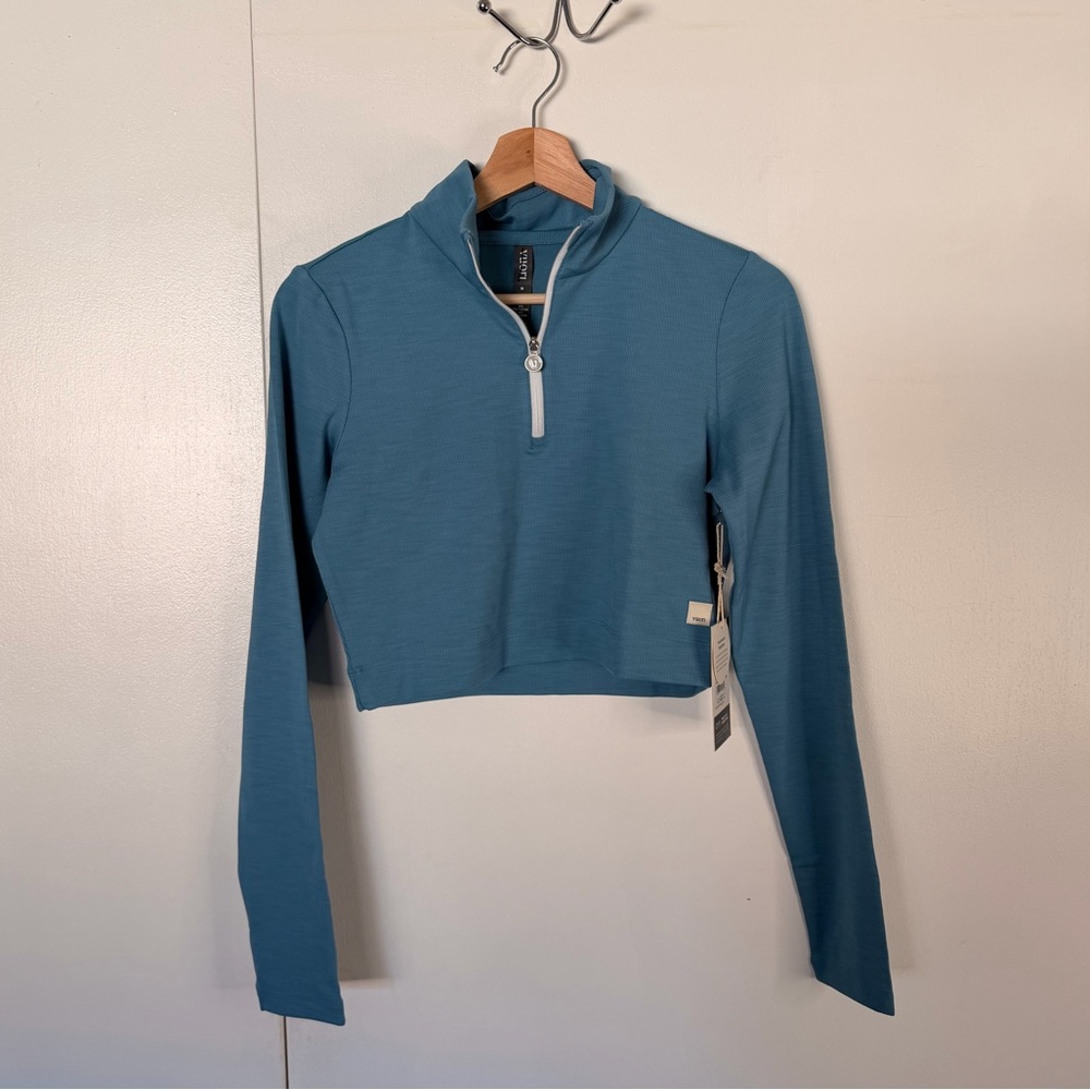 NWT vuori lux ribbed half zip
